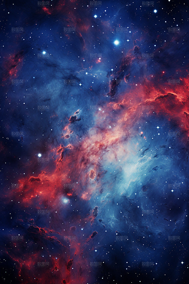 宇宙星空灿烂未来素材