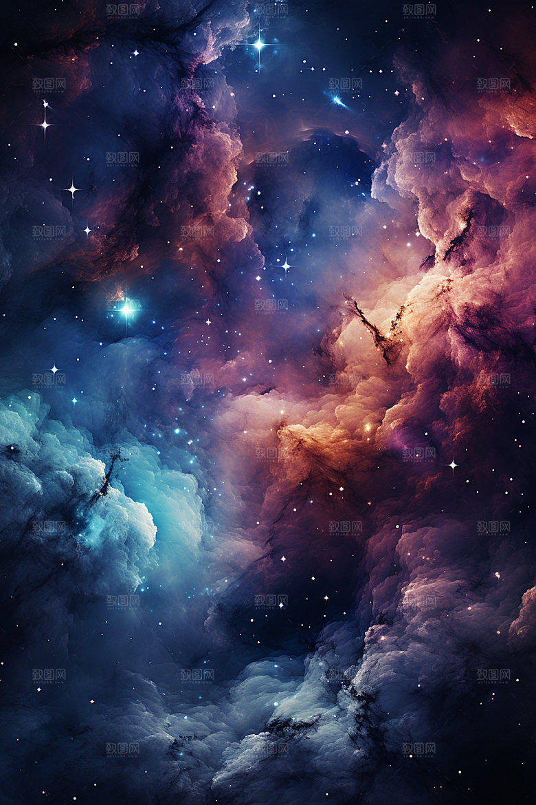 宇宙星空未来天空素材