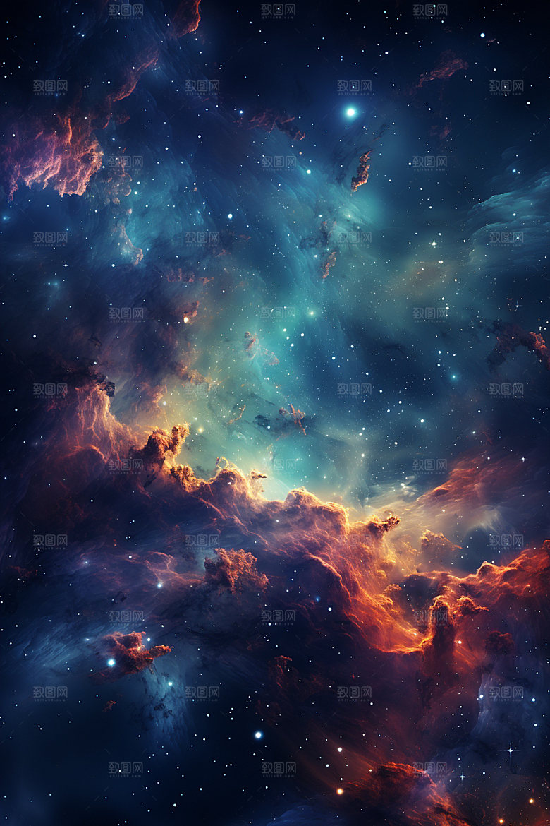 宇宙星空浪漫未来素材
