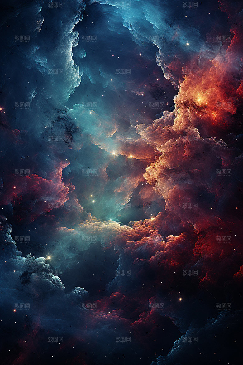 宇宙星空星云太空素材
