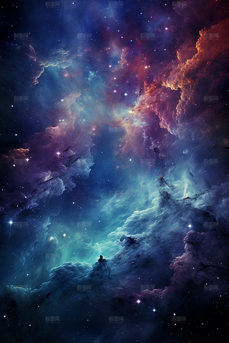 宇宙星空高清未来素材