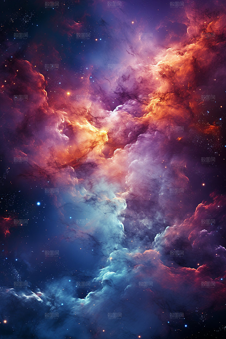 宇宙星空太空浪漫素材
