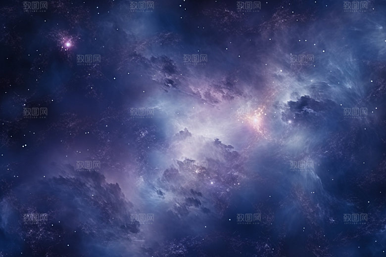 宇宙星空夜空星云素材