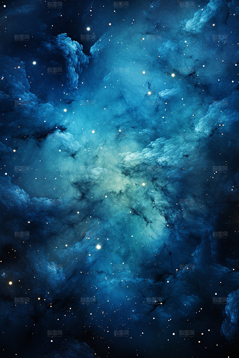 宇宙星空浪漫唯美素材