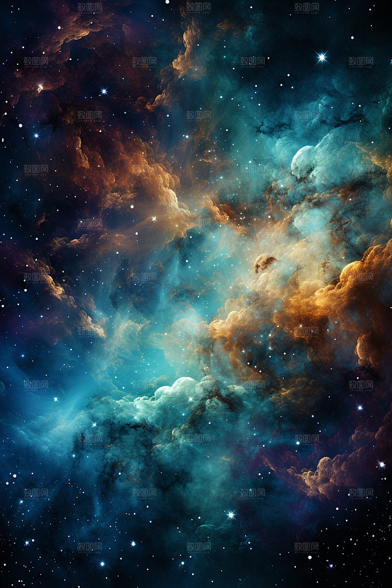 宇宙星空唯美天空素材