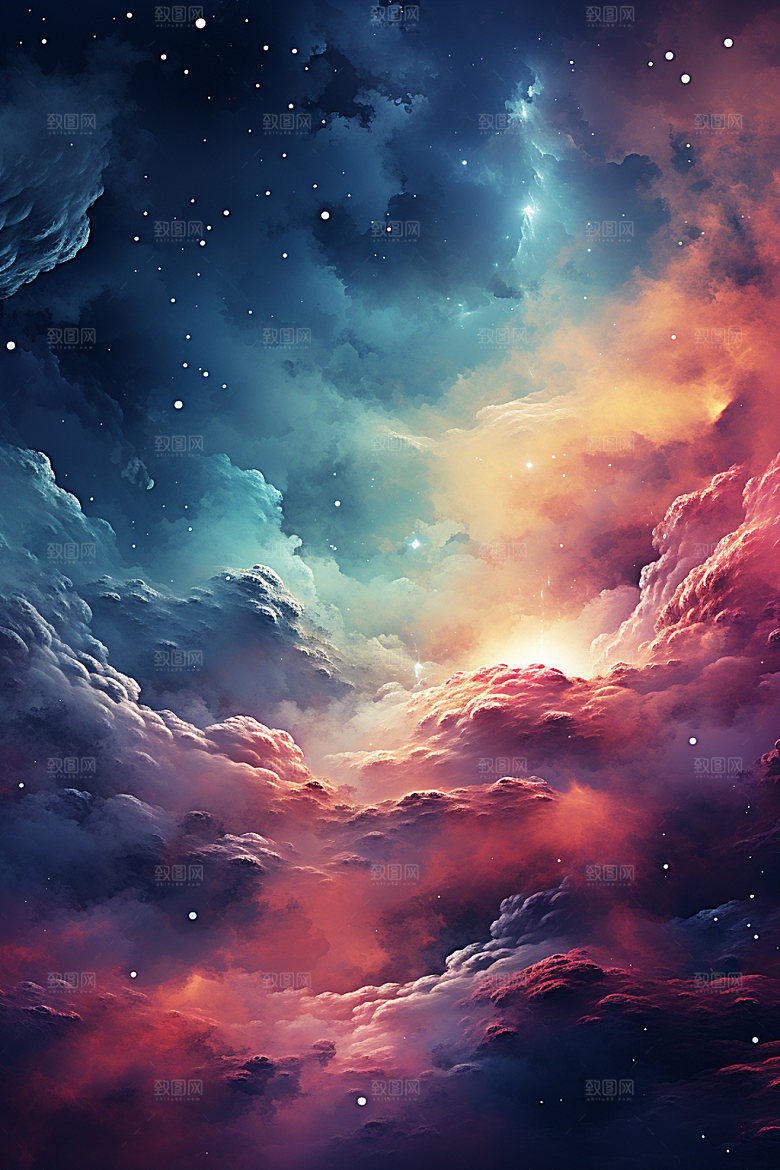 宇宙星空高清唯美素材