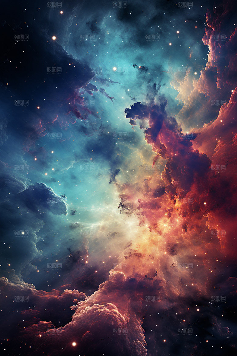 宇宙星空夜空太空素材