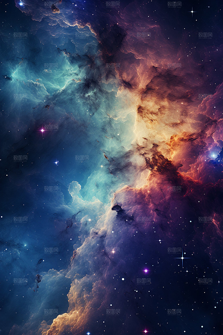 宇宙星空高清未来素材