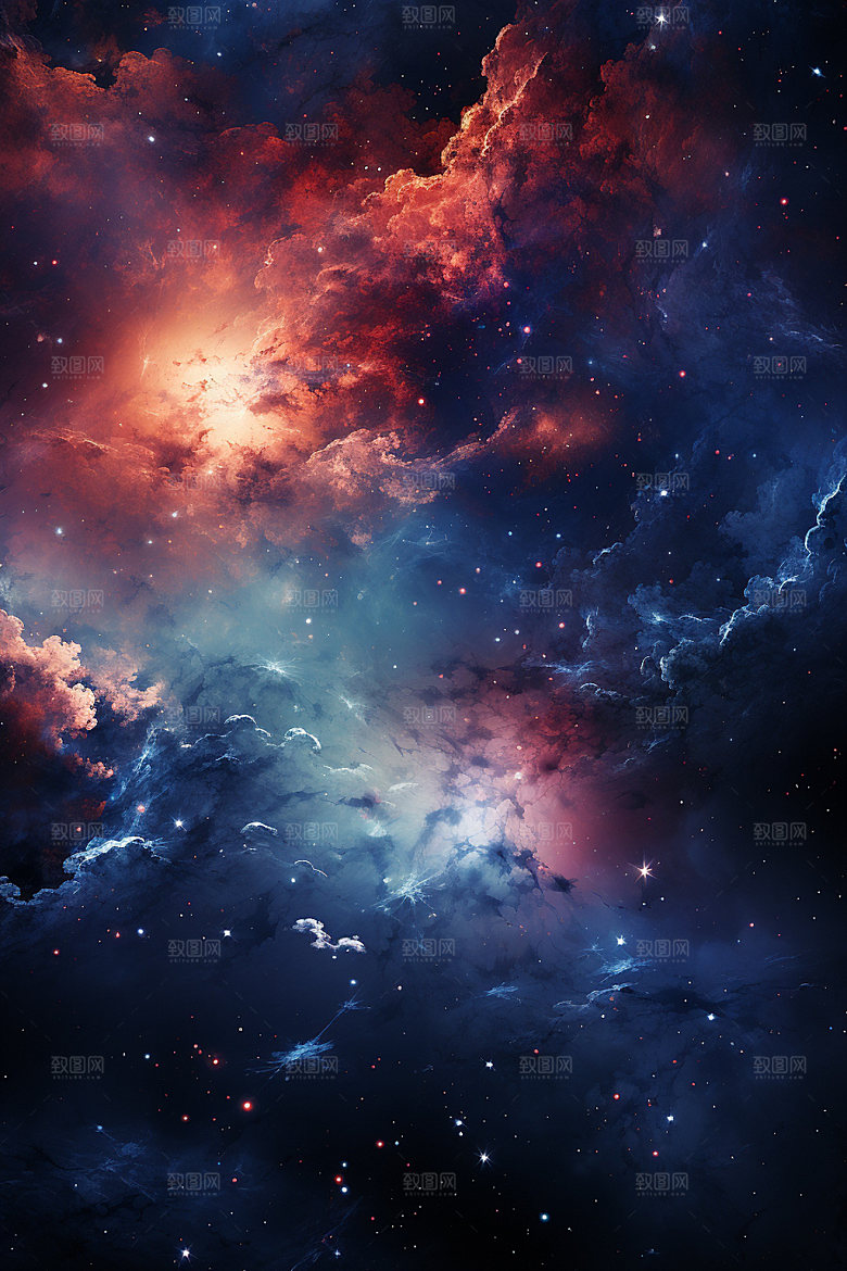 宇宙星空浪漫星云素材