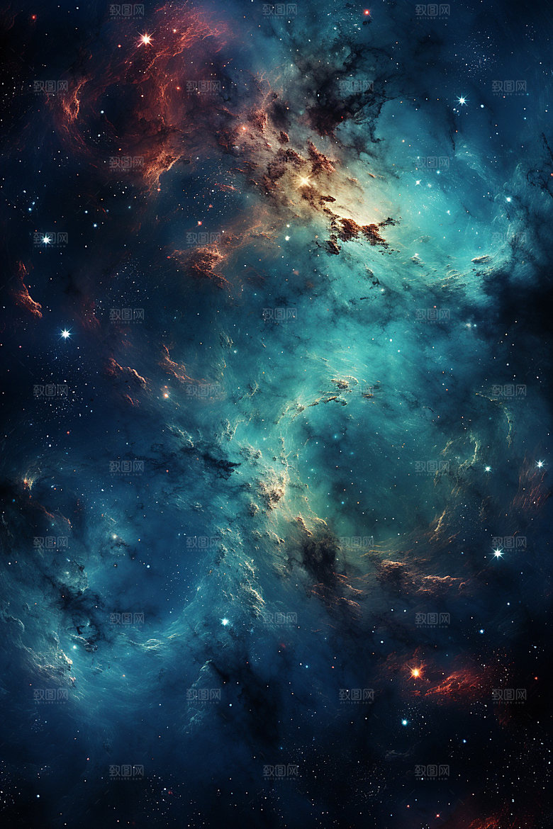 宇宙星空未来星云素材