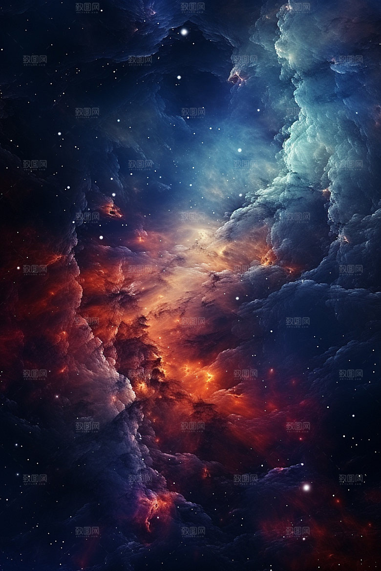 宇宙星空太空灿烂素材