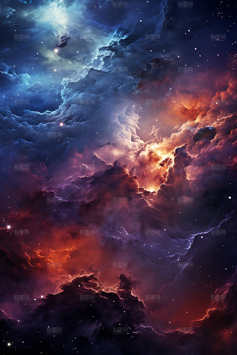 宇宙星空太空夜空素材