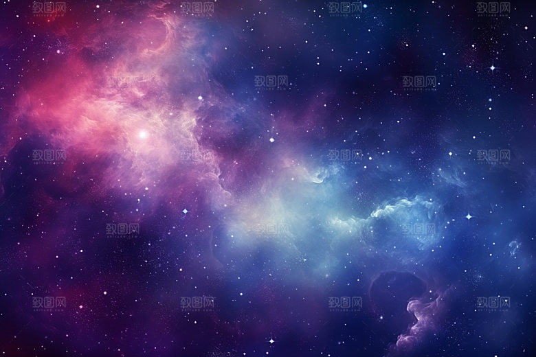 宇宙星空浪漫夜空素材