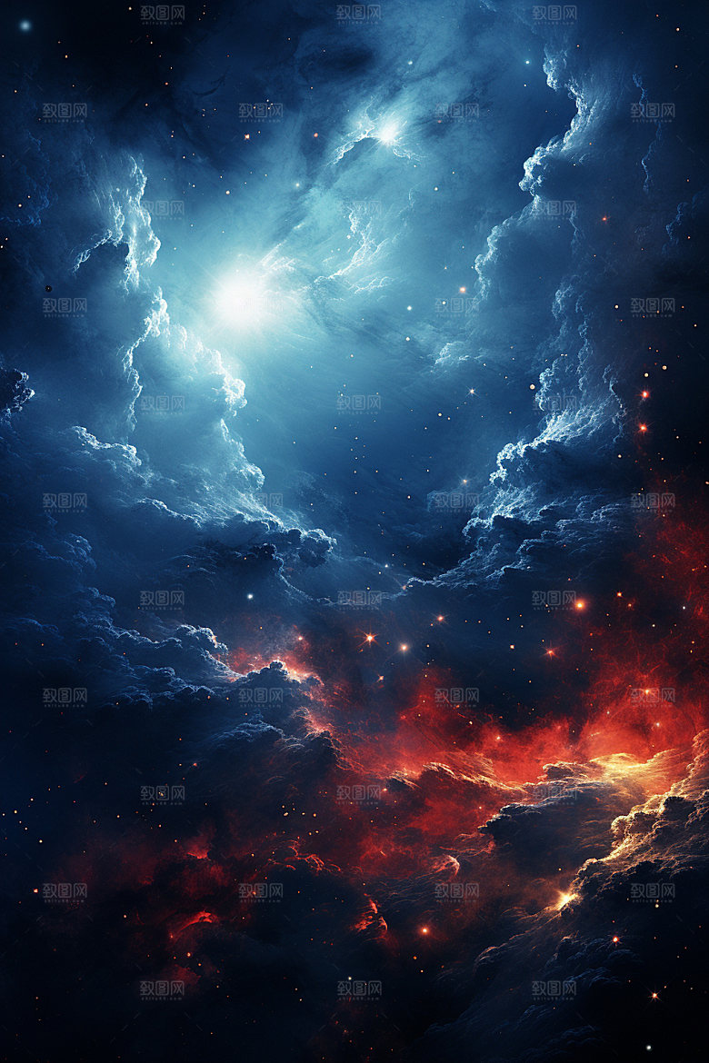 宇宙星空太空星云素材