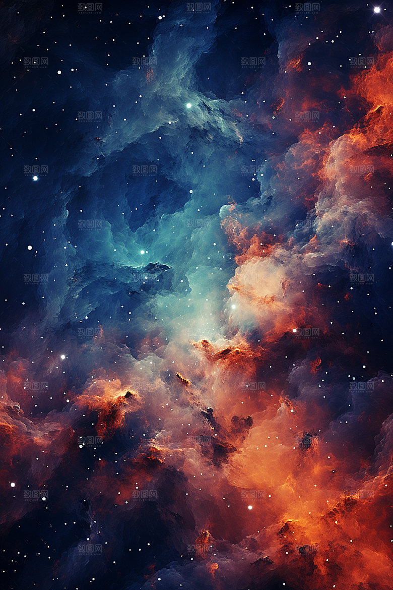 宇宙星空唯美天空素材