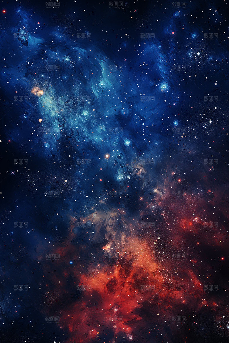 宇宙星空灿烂星云素材