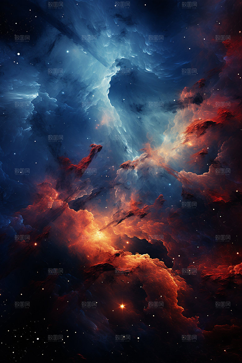 宇宙星空夜空太空素材