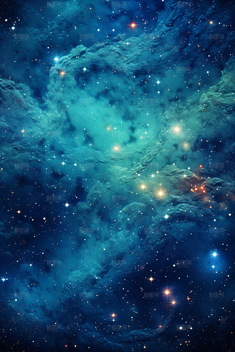 宇宙星空星云唯美素材
