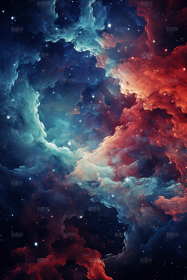 宇宙星空夜空浪漫素材
