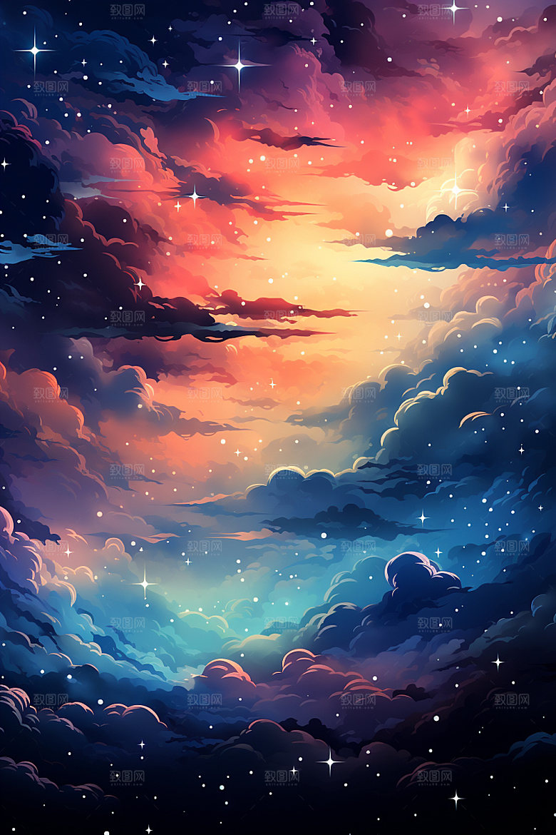 宇宙星空太空天空素材