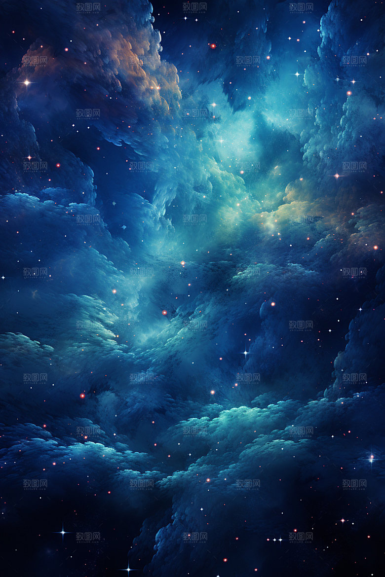 宇宙星空星云未来素材