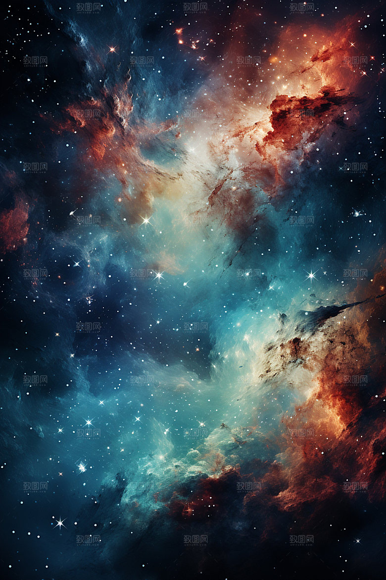 宇宙星空未来星云素材