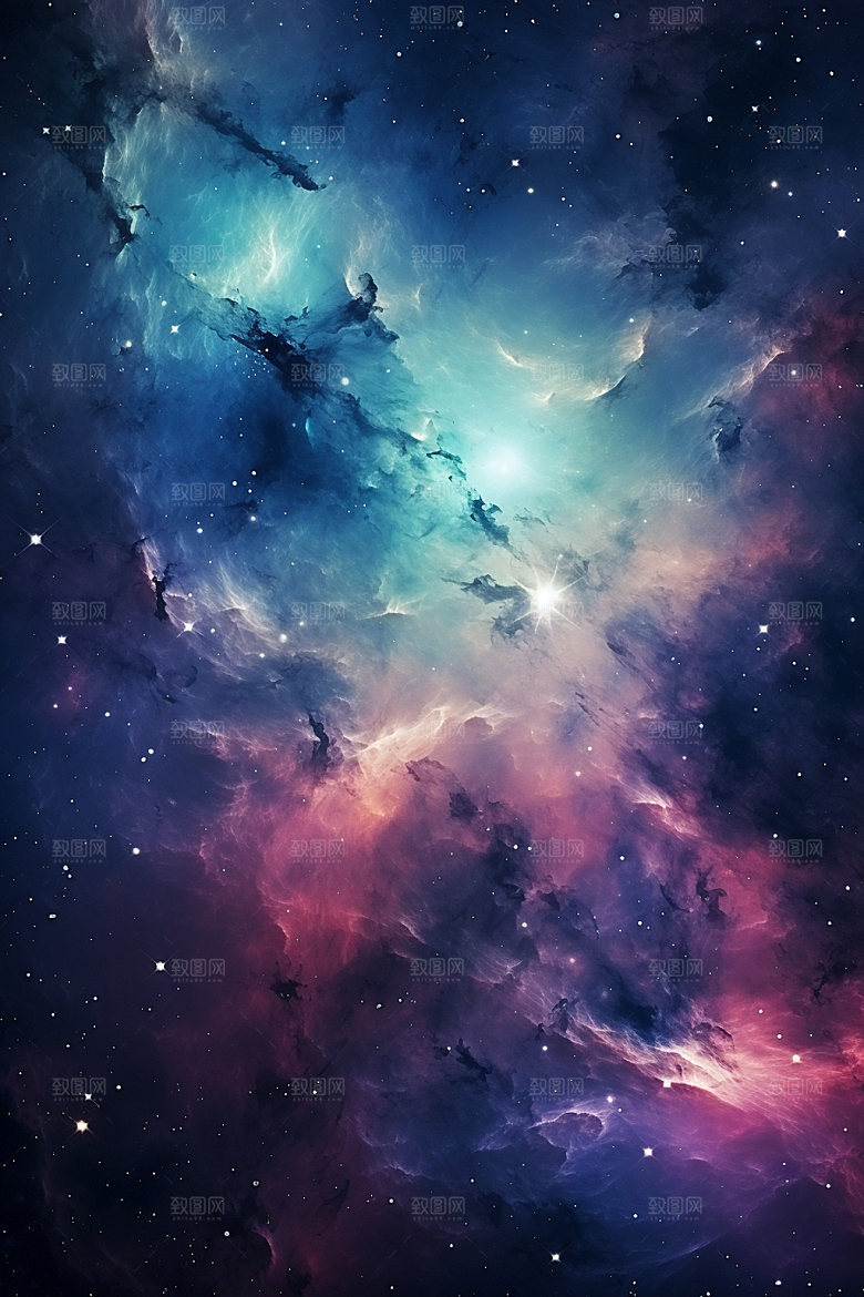 宇宙星空浪漫夜空素材