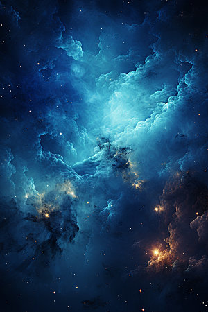 宇宙星空星云天空素材