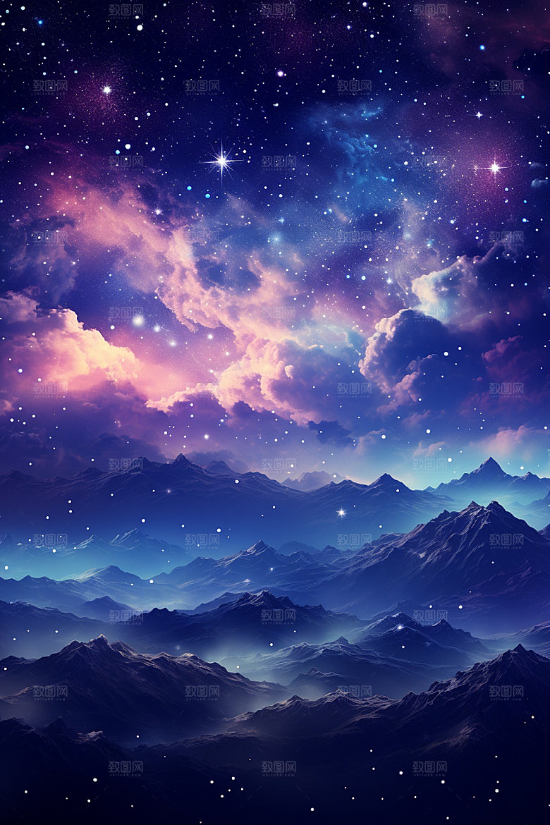 宇宙星空未来浪漫素材