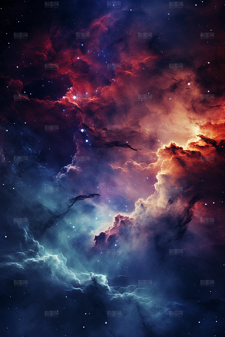 宇宙星空高清浪漫素材