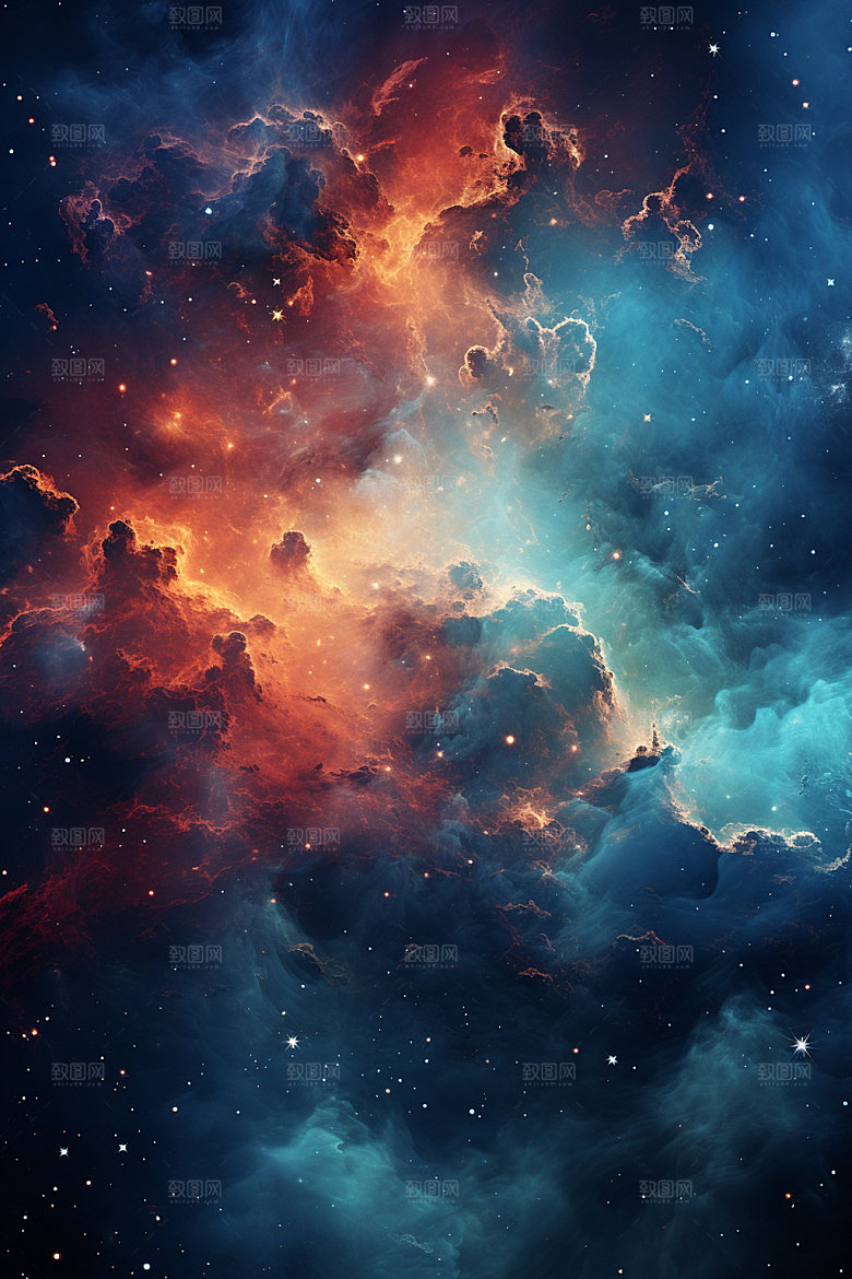 宇宙星空唯美浪漫素材