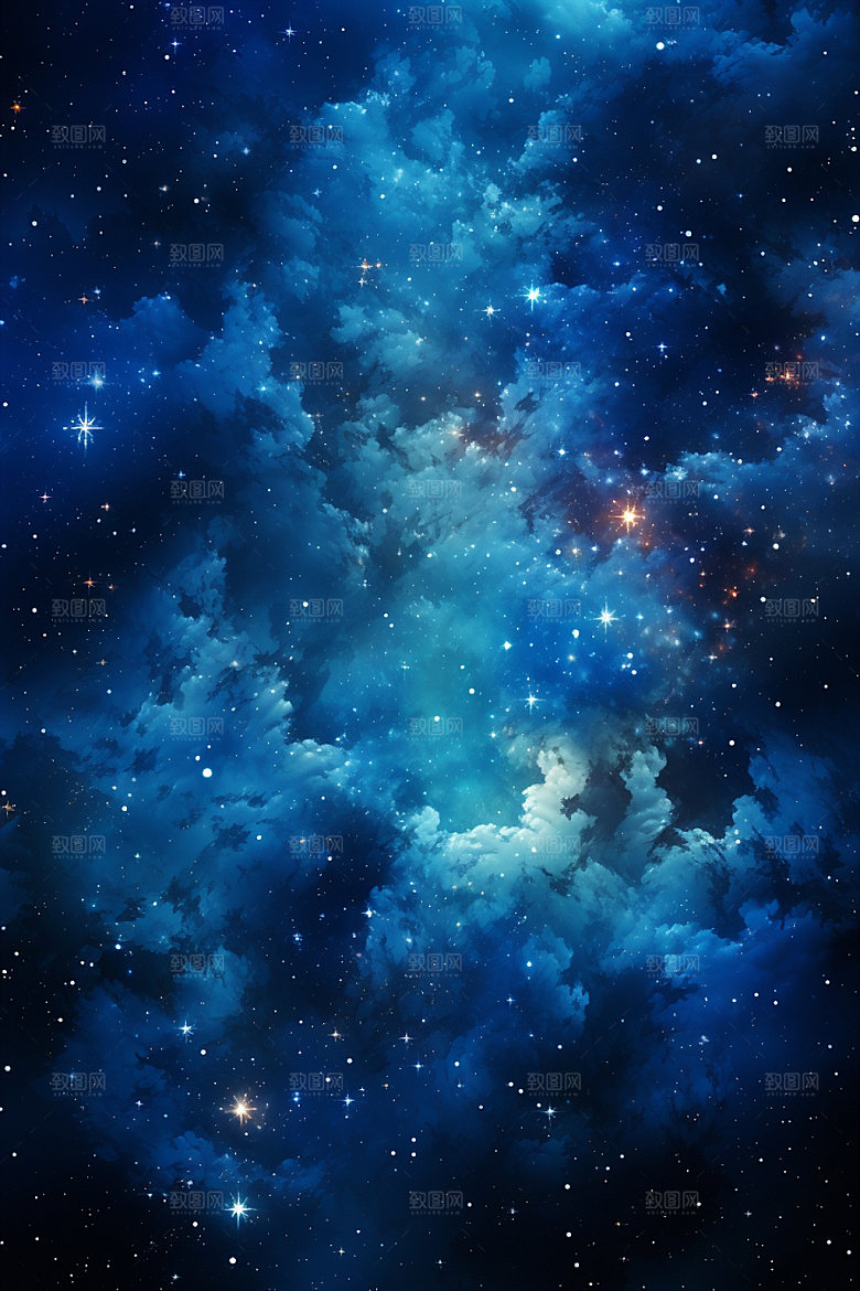 宇宙星空灿烂夜空素材