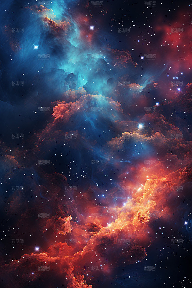宇宙星空高清夜空素材