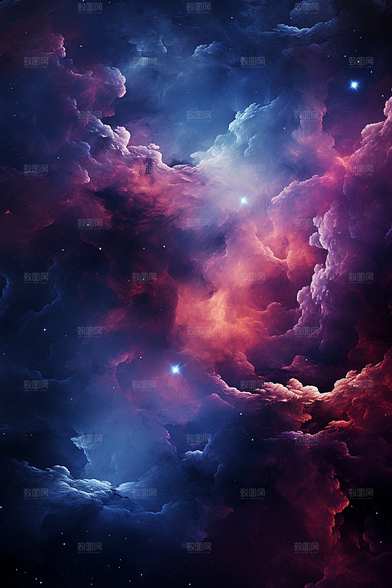 宇宙星空天空星云素材