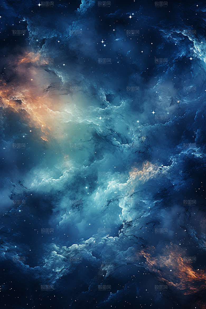 宇宙星空夜空星云素材