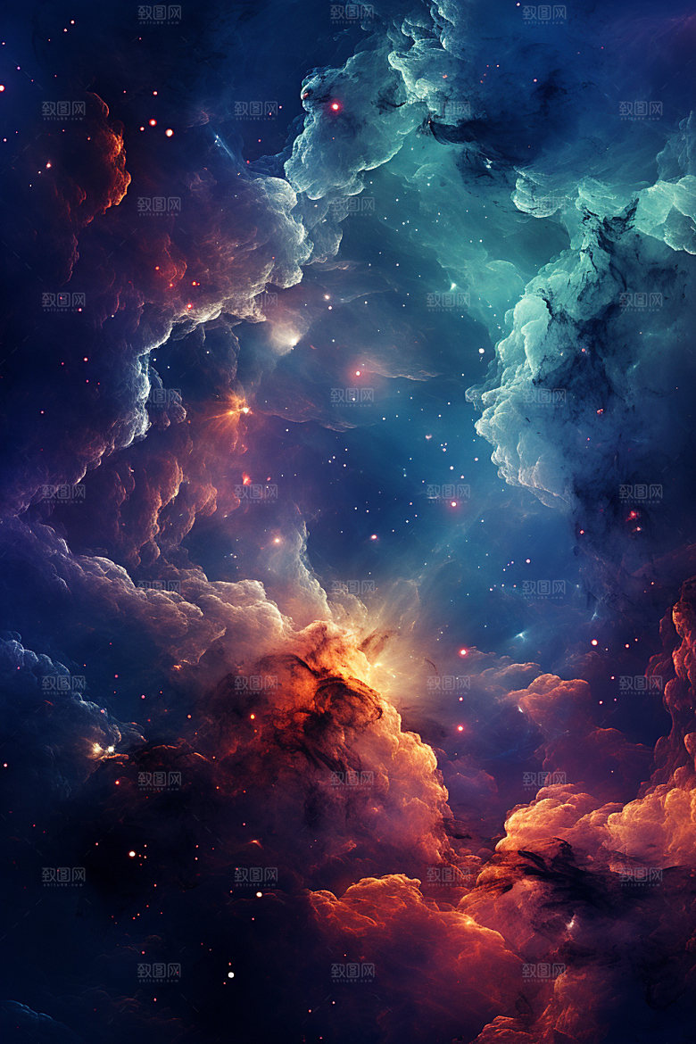 宇宙星空夜空未来素材