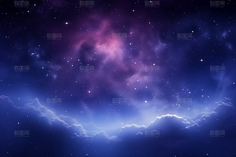 宇宙星空天空未来素材