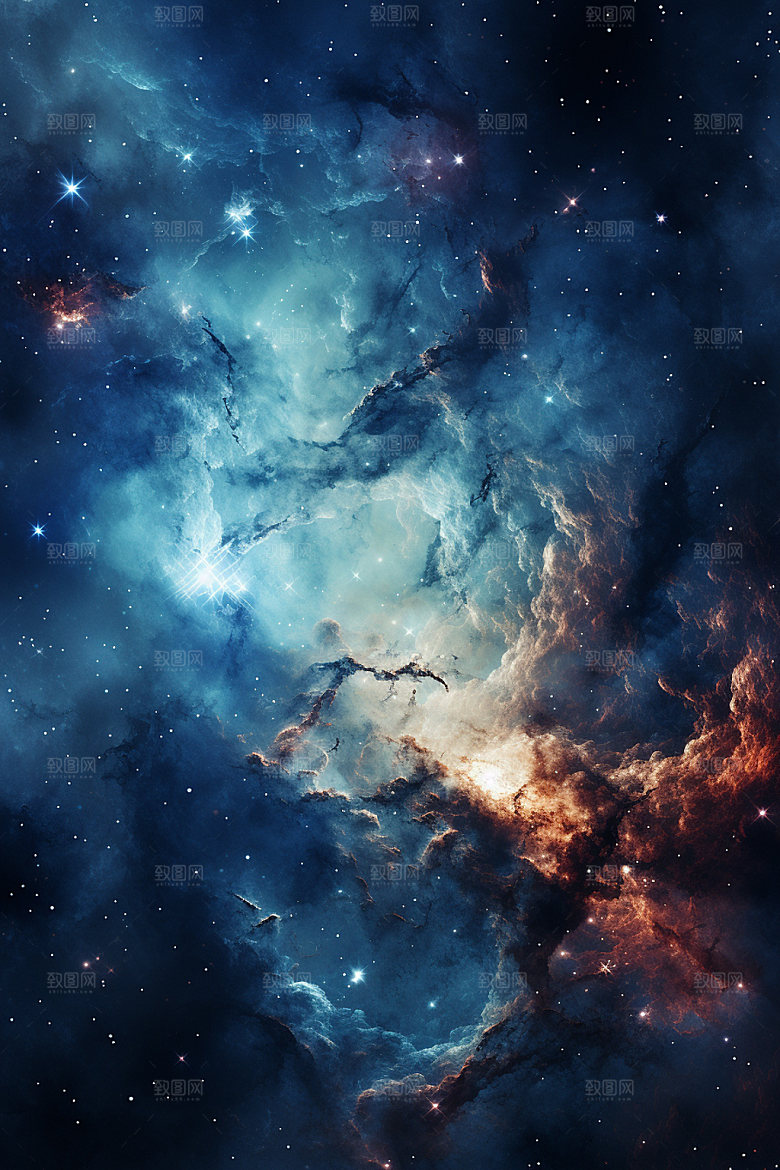 宇宙星空浪漫唯美素材