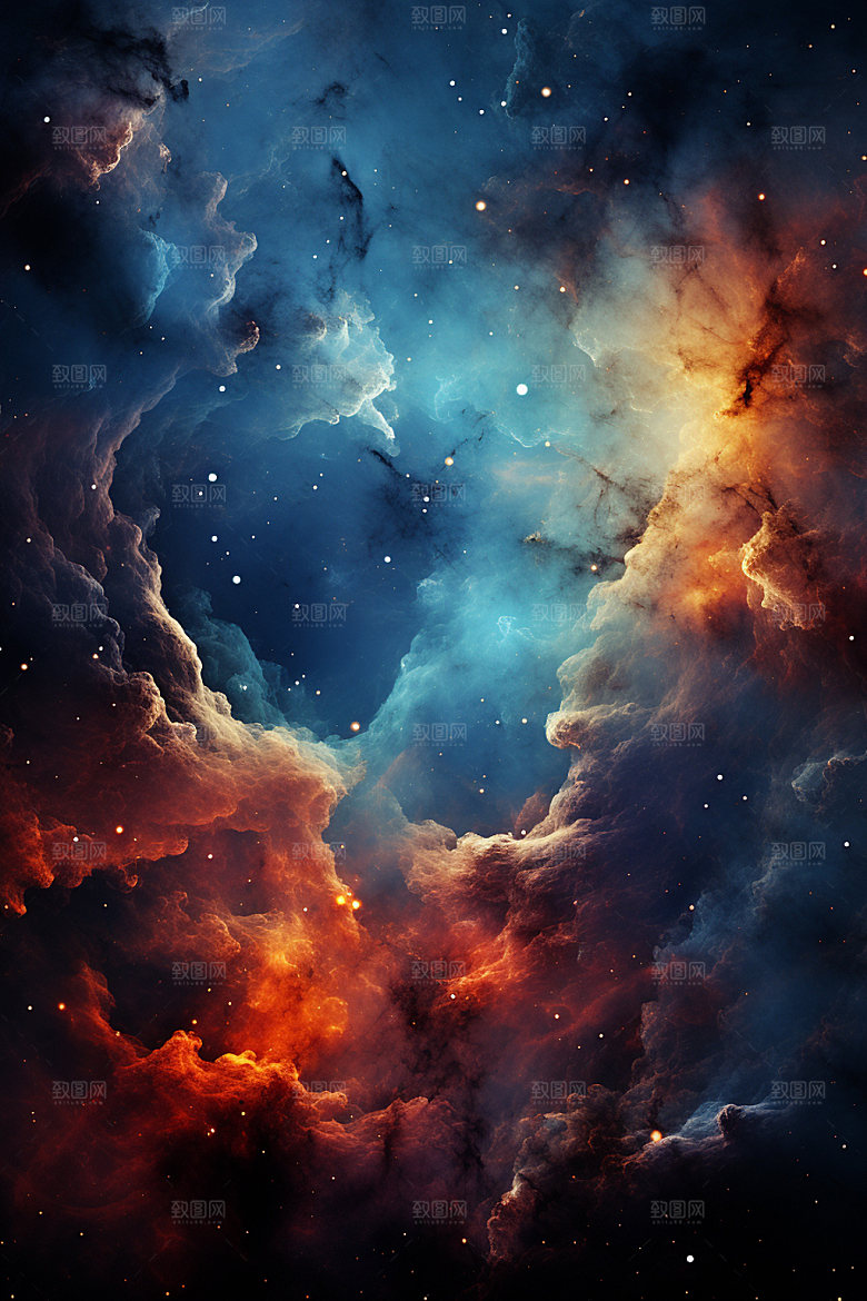 宇宙星空唯美灿烂素材