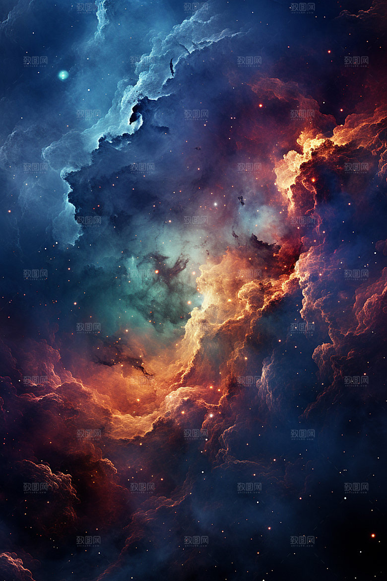 宇宙星空高清天空素材