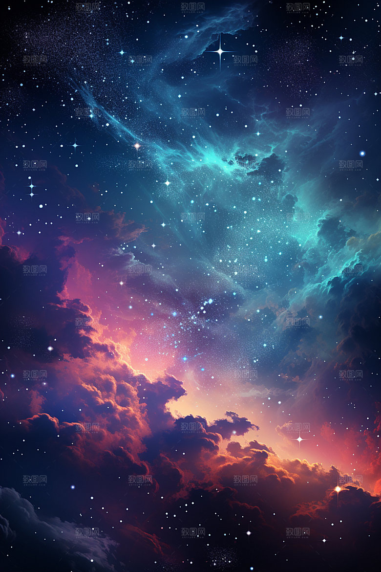 宇宙星空高清星云素材