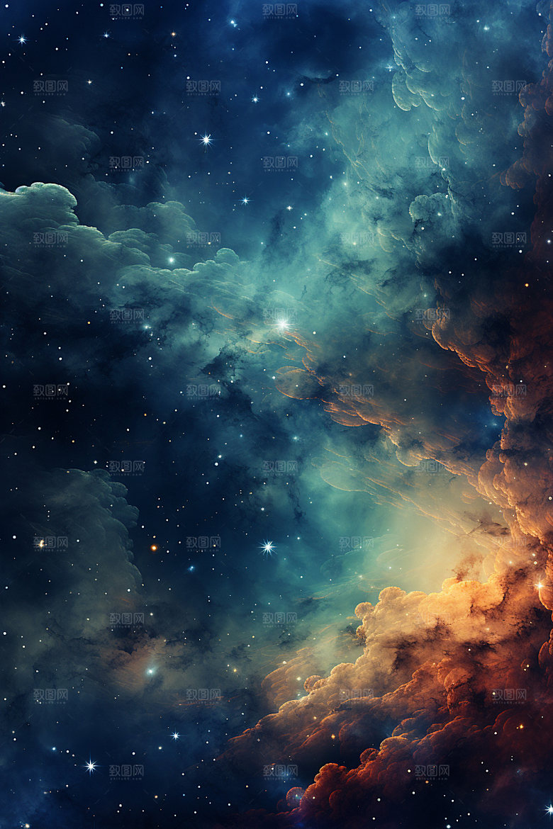宇宙星空未来星云素材