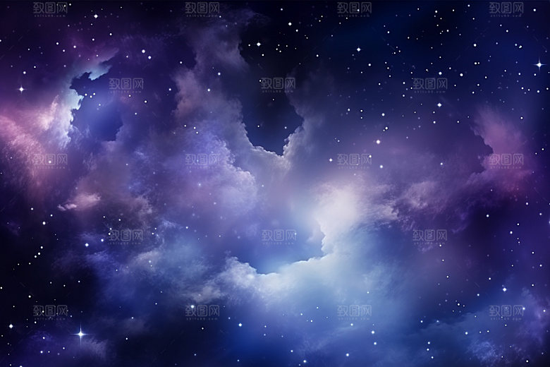 宇宙星空浪漫唯美素材