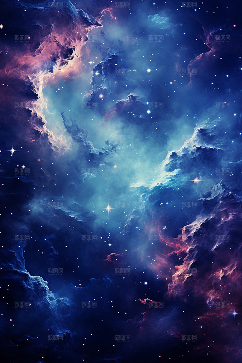 宇宙星空天空唯美素材
