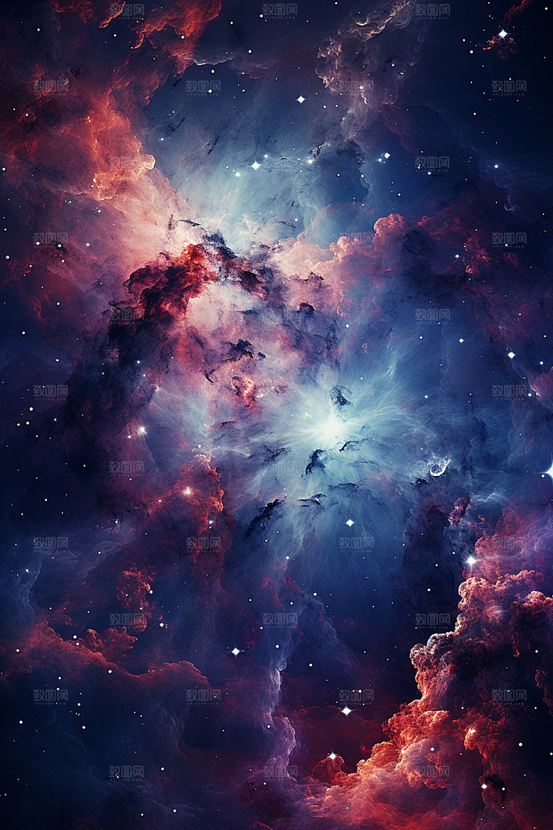 宇宙星空未来唯美素材