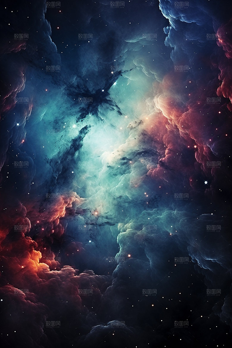 宇宙星空天空唯美素材