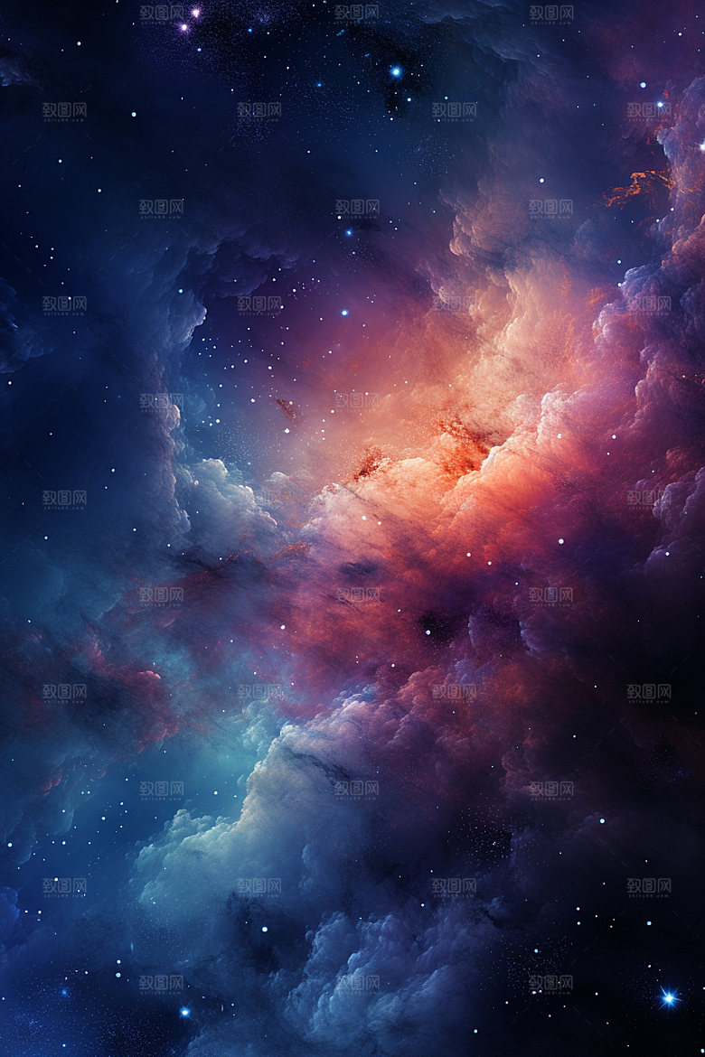 宇宙星空唯美灿烂素材