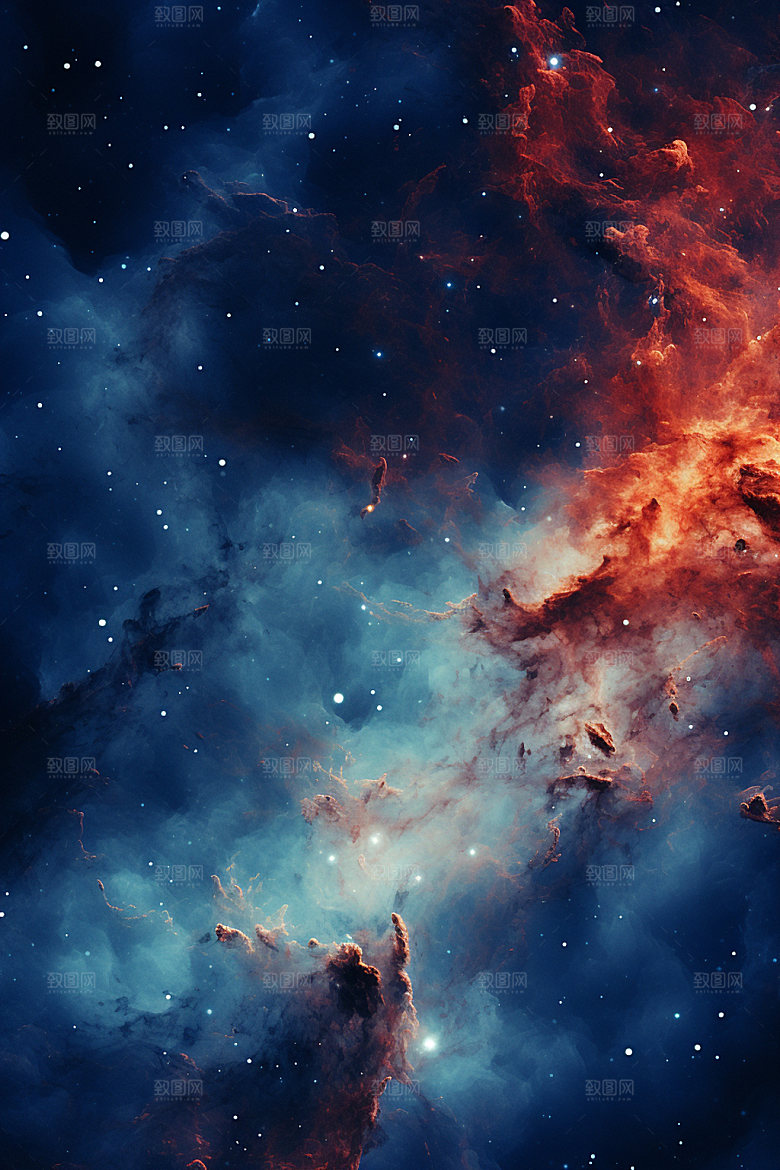 宇宙星空太空灿烂素材
