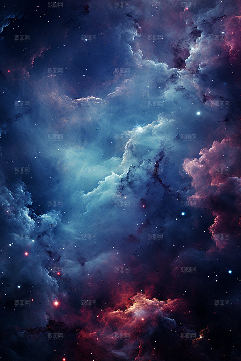 宇宙星空浪漫未来素材