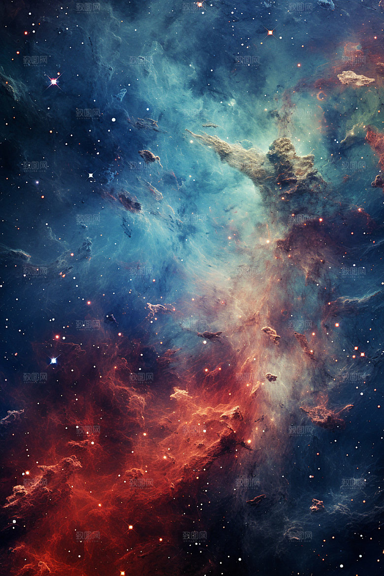 宇宙星空星云太空素材